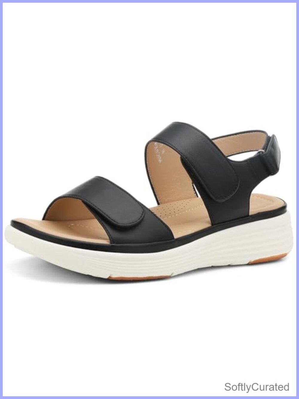 Platform Wedge Sandals Adjustable Strap Open Toe Lightweight